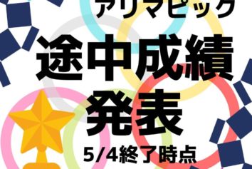 『アリマピック2024』昼食補助付オープンコンペ！5月4日途中成績発表！